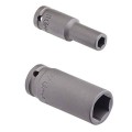 Genius Tools 447830 - 1/2" Dr. 30mm Deep Impact Socket Cr-Mo Socket Sets